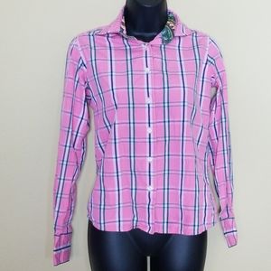 Robert Graham Pink Plaid Button Up Shirt